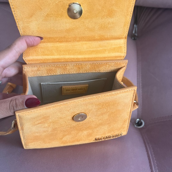 Jacquemus suede orange bag - Picture 10 of 11